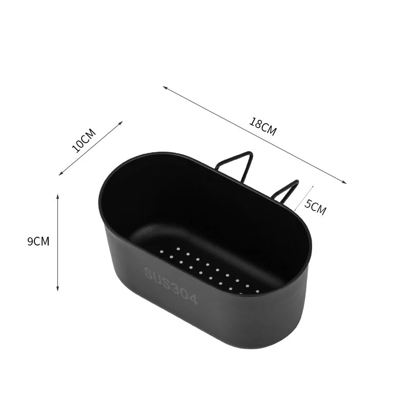 Spülsiebkorb AquaDrop Inox | Edelstahl-Abflusssieb für Spüle | Rostfrei & Langlebig | 1 Stück | ca. 200 g