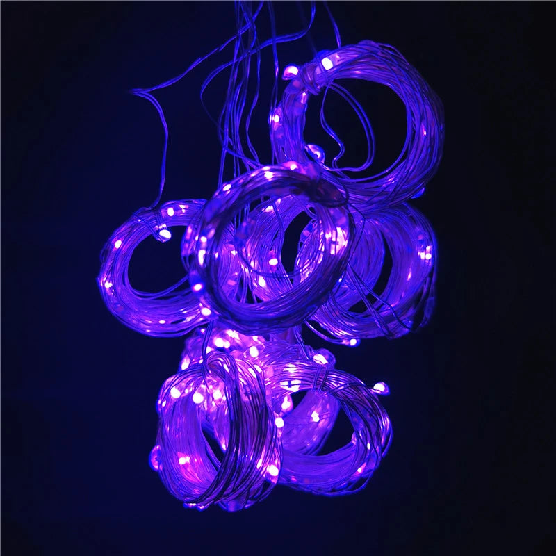 LED Vorhanglichter LumiDrape | USB & Fernbedienung | 8 Modi | 100–600 LEDs | Warmweiß / Weiß / Bunt | Weihnachts- & Partybeleuchtung
