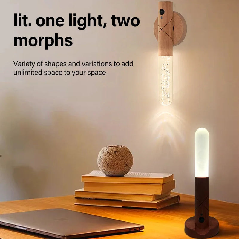 Magnetische LED-Tischlampe LumoMelt | 3 Lichtfarben | Dimmbar & Sensor | 100 lm | USB-Ladung