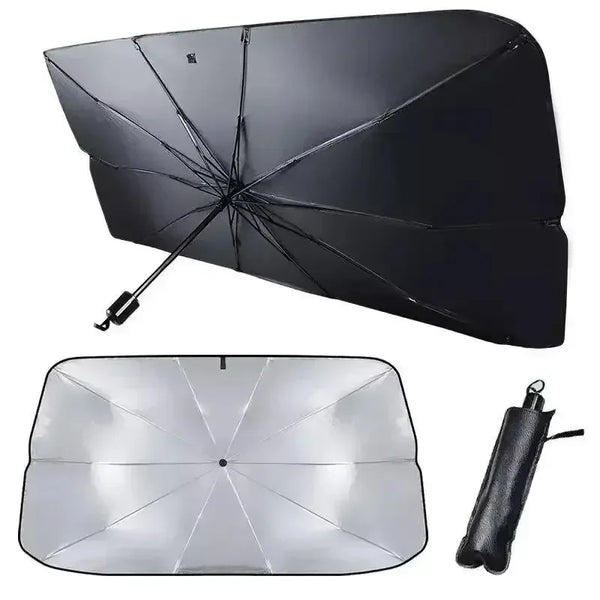 Auto-Sonnenschirm SunFold | UV-Schutz & Hitzeschutz | Kompakt & Faltbar | Für SUV & Hatchback