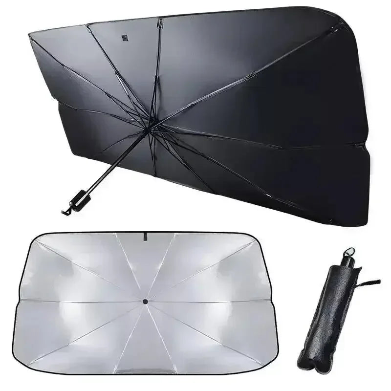 Auto-Sonnenschirm SunFold | UV-Schutz & Hitzeschutz | Kompakt & Faltbar | Für SUV & Hatchback