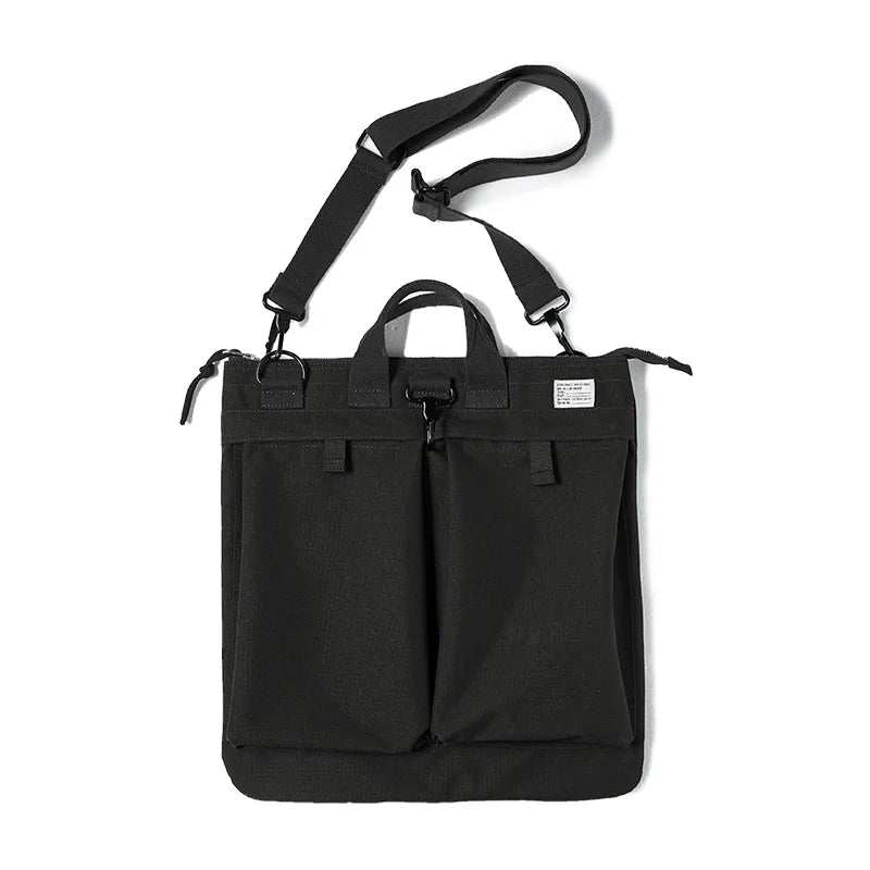 UrbanTrek CommanderBag Taktische Herren-Umhängetasche | Gepolstert & wasserabweisend | Für Laptop, Helm & Alltag | 15,6" | Schulter- & Handtragbar