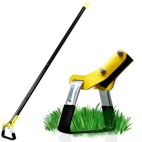 Ergoroof Unkrauthacke teleskopierbar | 160 cm Edelstahl | Rostfrei & matt gebürstet | Zerlegbar & ergonomisch