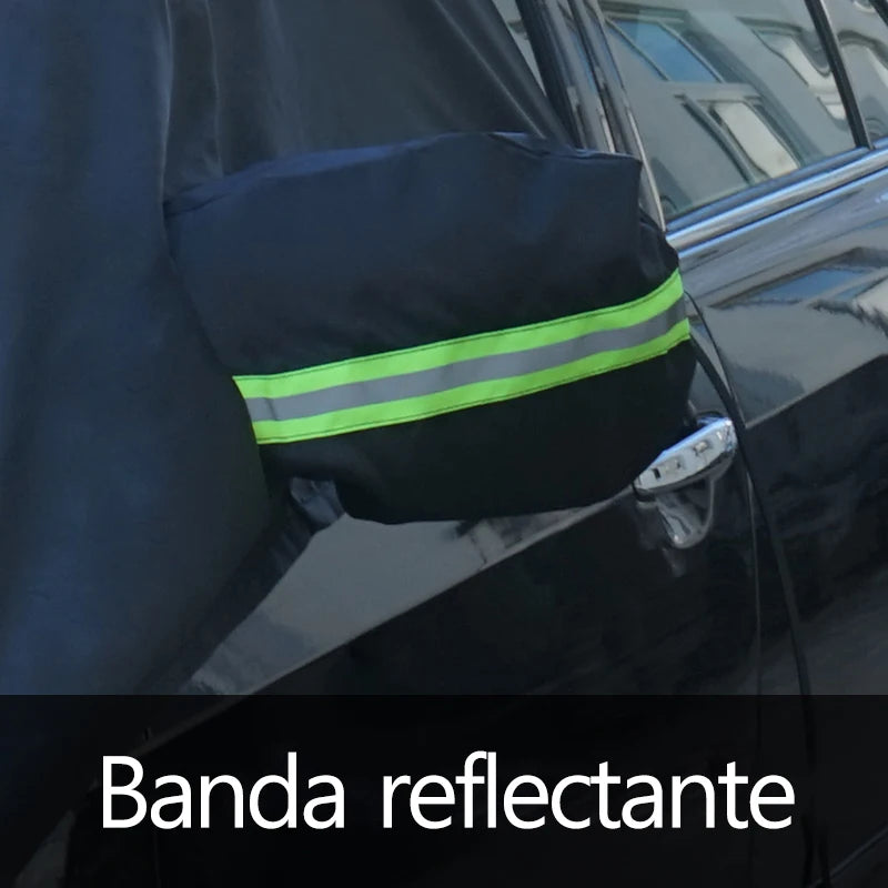 Autoventra | Auto-Windschutzscheibenabdeckung | 4-Jahreszeiten-Schutz gegen Schnee, Eis, Sonne & Hagel | Wasserdicht & Kratzfest | Mit Reflektorstreifen & Befestigungshaken