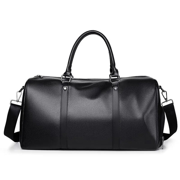 Reisetasche Ravemo Roadster | Retro-Sporttasche aus wasserfestem PU | 44×33×21 cm | Für Kurztrips, Training & Motorrad