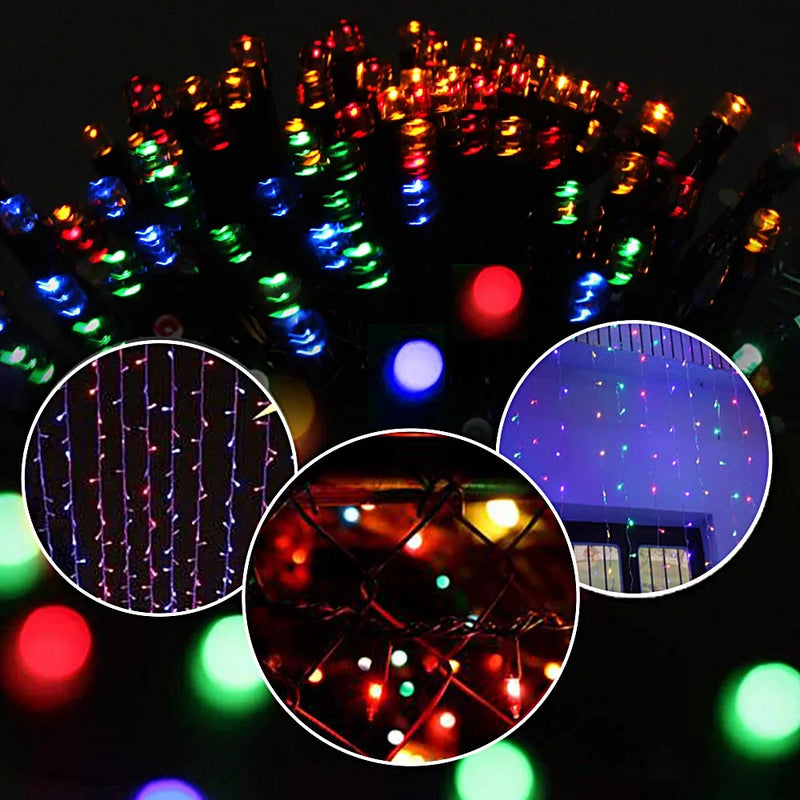 SolaraGlow Fairy Lights | Solar LED Lichterkette Outdoor | 8 Farben & 8 Modi | Wasserdicht IP65 | 7–32 m