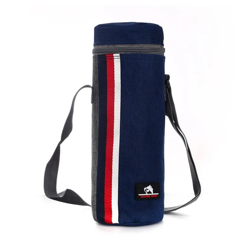 Cooltiva Isolierte Flaschentasche 10×10×29 cm | Tragbare Kühltasche aus Oxford-Gewebe | Für Reisen, Sport & Outdoor