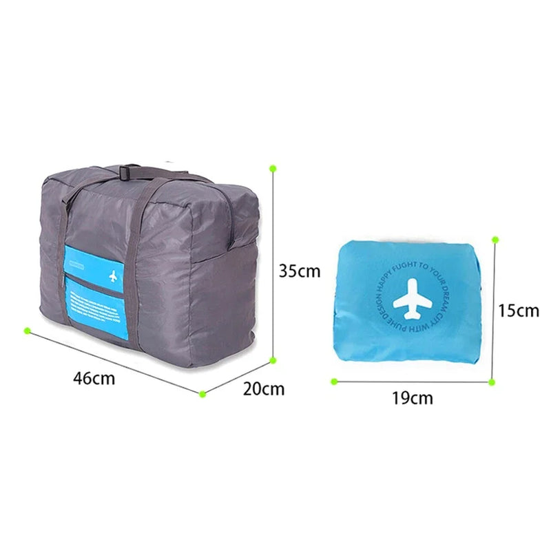Packaro Travel Bag Faltbare Reisetasche aus Oxford-Gewebe | Wasserdicht & Geruchsresistent | 42 × 38 × 20 cm | Für Damen & Herren
