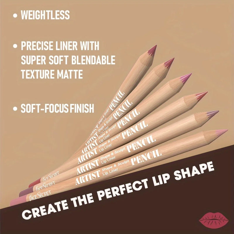 3er-Set Lippenkonturenstift & Lippenstift Velvéra Kiss | Matt & Wasserfest | Langanhaltend | Samt-Finish | Perfekt als Geschenk