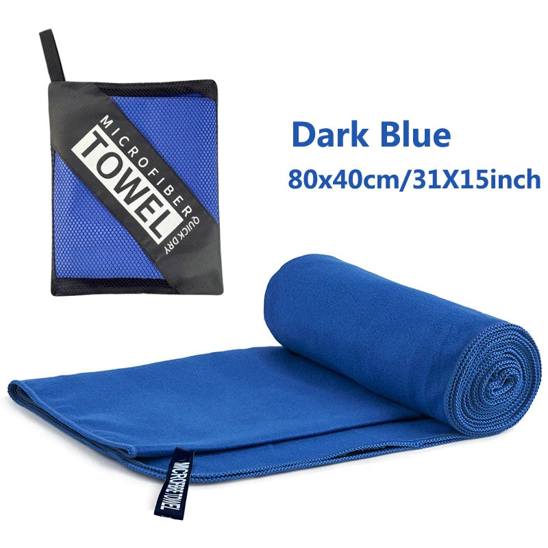 Mikrofaser Handtuch DryWave Pro | Schnell trocknend & Ultraleicht | 40×80 cm | Für Sport, Reisen & Strand