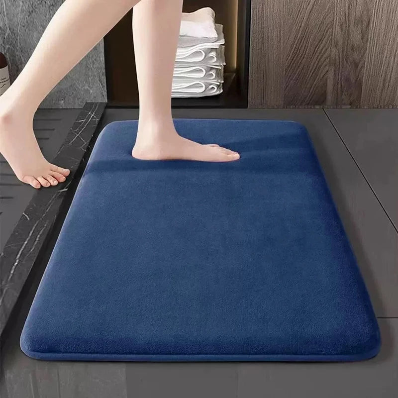 Velvoria SoftGrip Mat Rutschfeste Badematte aus Coral Fleece | Hochsaugfähig & weich | Für Bad & Eingang