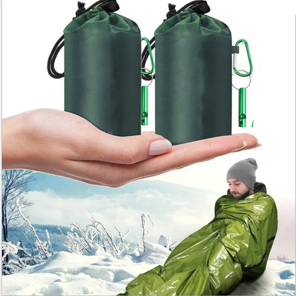 ThermoSafe Bivy | Notfall-Schlafsack | Wasserdicht & Wärmereflektierend | Ultraleicht für Camping & Rettungseinsätze