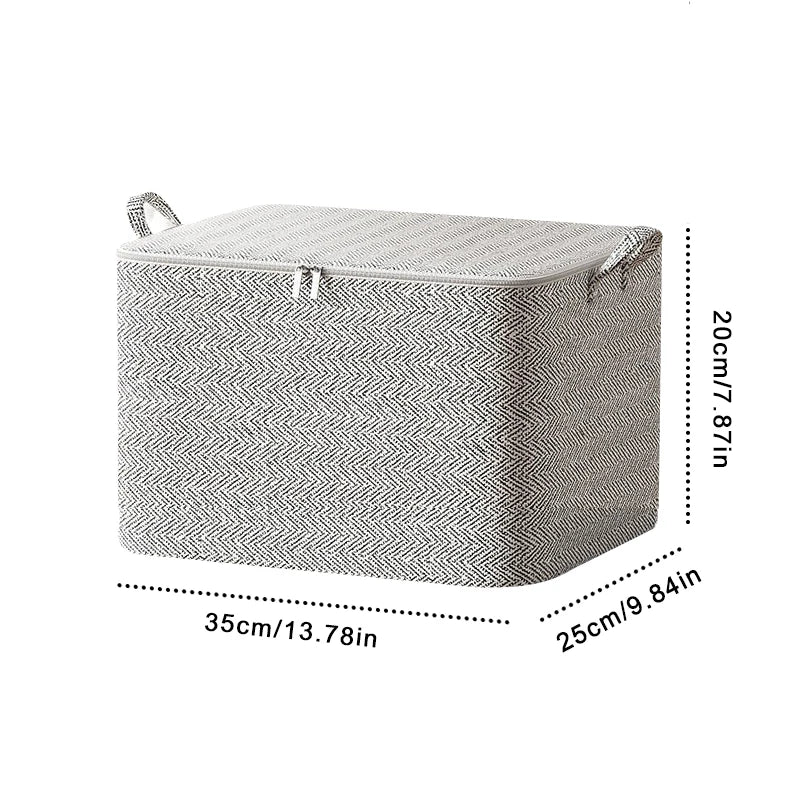 Faltbox VarioFold | Staubdicht & mit Sichtfenster | Große Kapazität | Textil-Aufbewahrungsbox