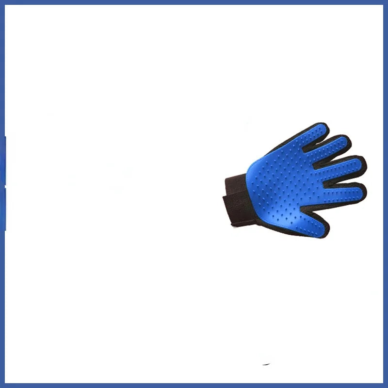 Fellpflege-Handschuh PawLiss TouchGlove | 5-Finger-Massagehandschuh für Hunde & Katzen | 23,2×17,2 cm | TPR & Mesh | Links oder Rechts