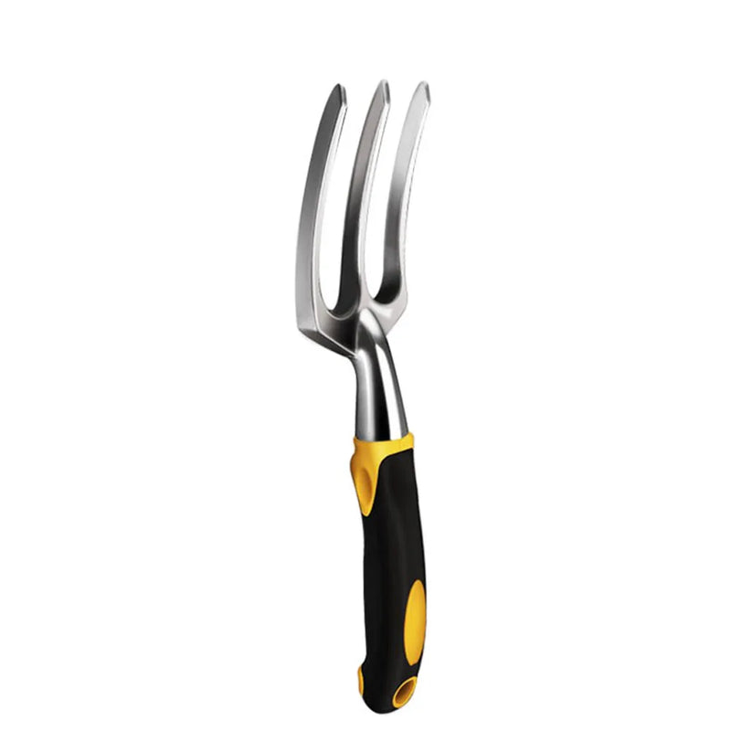 TerraForte Tools Gartenwerkzeug Set 5-tlg. | Ergonomisch & Rostfrei | Mit Handschuhen & Tiefenskala | Edelstahl