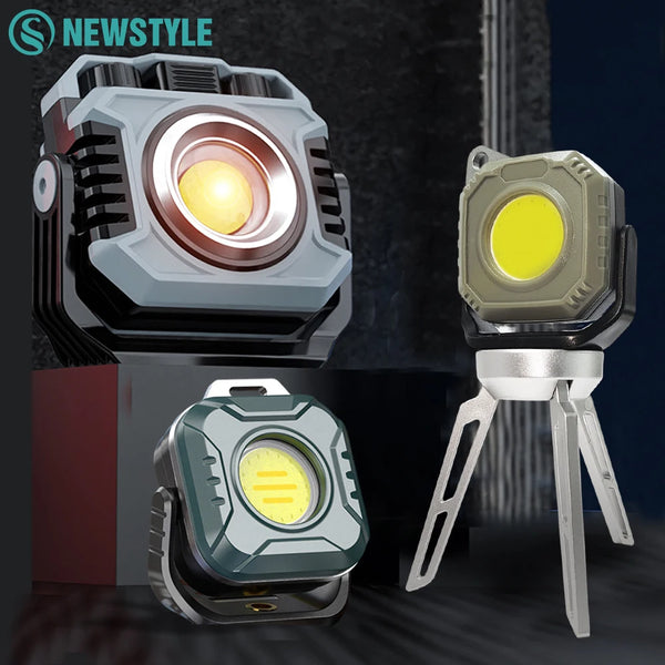 TektorBeam Arbeitslampe LED 1500 Lumen | Wiederaufladbar & Magnetisch | Stufenlos Dimmbar | IP66 Wasserdicht