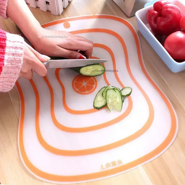 Flexiora CutBoard Set Flexible Schneideunterlage | Rutschfest & farbcodiert | Lebensmittelechtes Kunststoffbrett