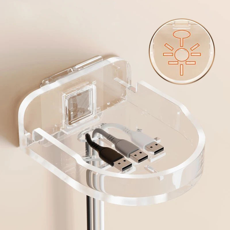 Kamera Wandhalterung SecureMount | Ohne Bohren | Verstellbare Schwerlast-Halterung | Transparent & Wasserdicht