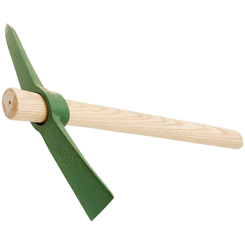 Ergaterra Gartenhacke aus Stahl | Hohlgeschmiedet & handlich | Robustes Werkzeug mit Holzgriff | 35×23×5,2 cm