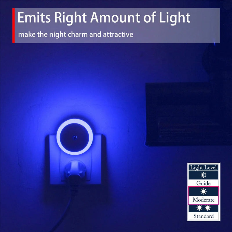 NOXORA LED-Nachtlicht | Dämmerungssensor & Automatische Dimmung | Steckdosenlicht | Warmweiß
