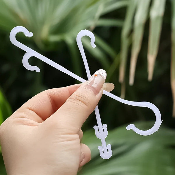 GrowHook J | Wiederverwendbare J-Haken für Tomaten & Kletterpflanzen | 9,5 cm / 13 cm / 16 cm | 1–100 Stück | Pflanzenhalter für Rankhilfe