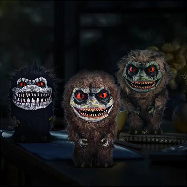 Horror-Plüsch MonstroCrit | Alien Monster Puppe | Gruselig & Lustig | Halloween Party Dekoration