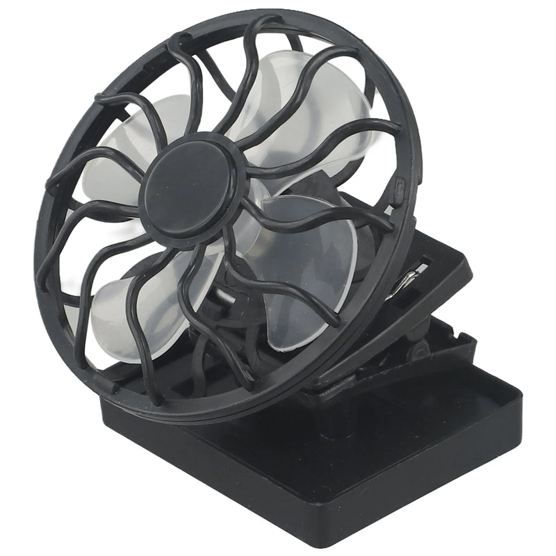 Solar-Ventilator SunBreeze ClipFan | Mini-Klemmventilator mit Solarpanel | Für Outdoor-Aktivitäten, Reisen & Sport | Hands-Free-Kühlung