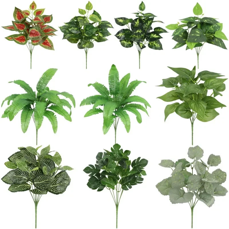 VERDIVA Kunstpflanze Dieffenbachia | Tropisches Deko-Blatt aus Seide | Pflegeleichte Deko für Tisch, Regal & Wohnzimmer