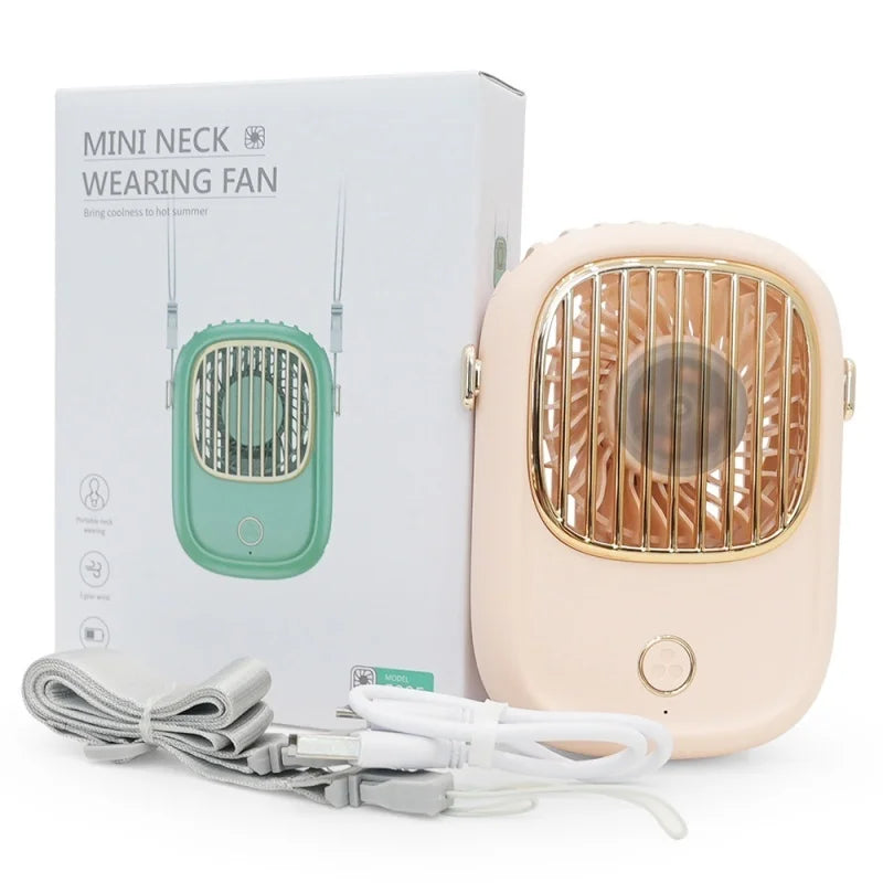 AeroLynx Tragbarer Nackenventilator | Wiederaufladbar & Multifunktional | Für Outdoor, Reisen & Zuhause
