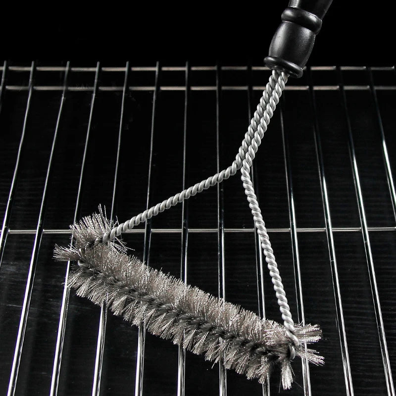 Grillbürste Grillix Pro | Edelstahlborsten | Hitzebeständig & Antihaft | BBQ Reinigungsbürste 30 cm