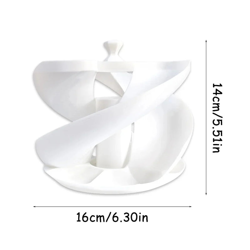 Eierhalter RollEgg | Automatischer 3D-Rollmechanismus | Platzsparender Organizer | Für bis zu 18 Eier