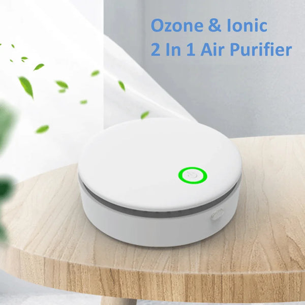 Luftreiniger OxyPure Go | Tragbar & Wiederaufladbar | Ozon + 28 Mio. Ionen | 2000 mAh Akku | Für 20–30 m²