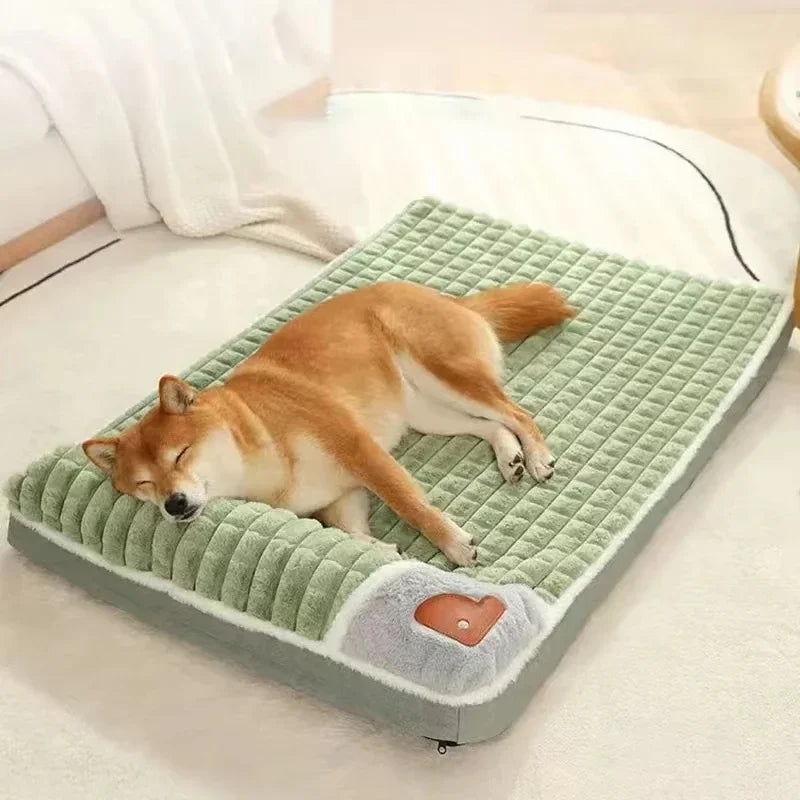 PAWSOMNIA Orthopädisches Hundebett | Abnehmbarer Bezug & Waschbar | Memory Foam | Für Hunde & Katzen