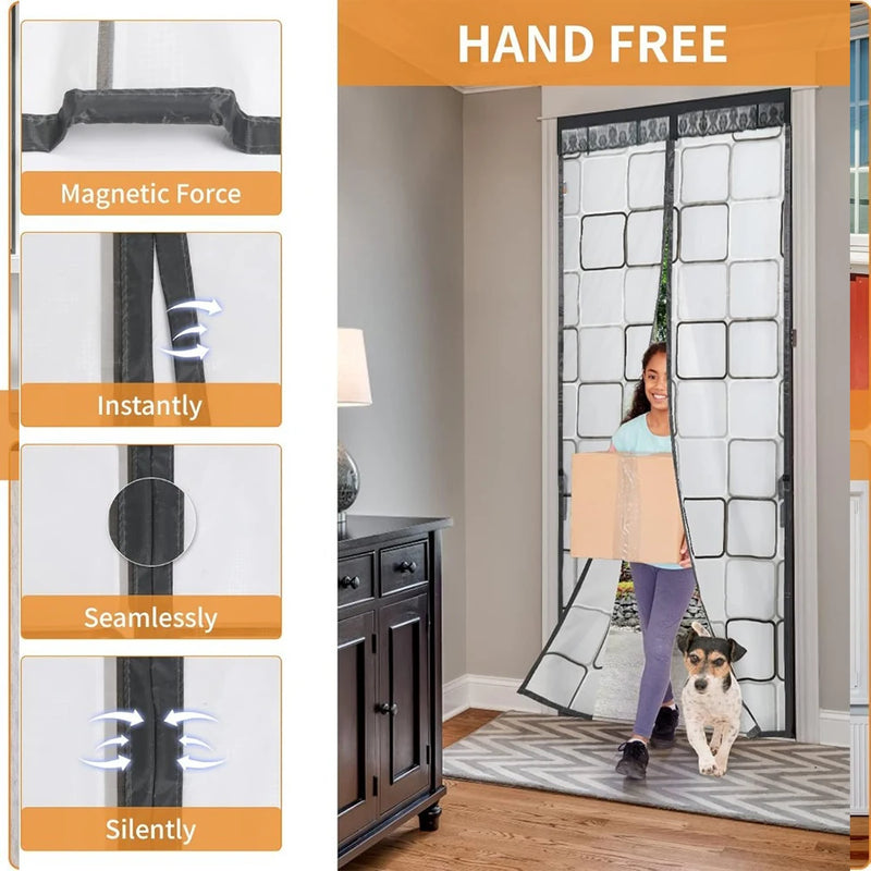 Climora | Thermo-Türvorhang | Magnetisch & Wärmedämmend | Schutz vor Kälte & Zugluft | Ideal für Winter & Klimaräume