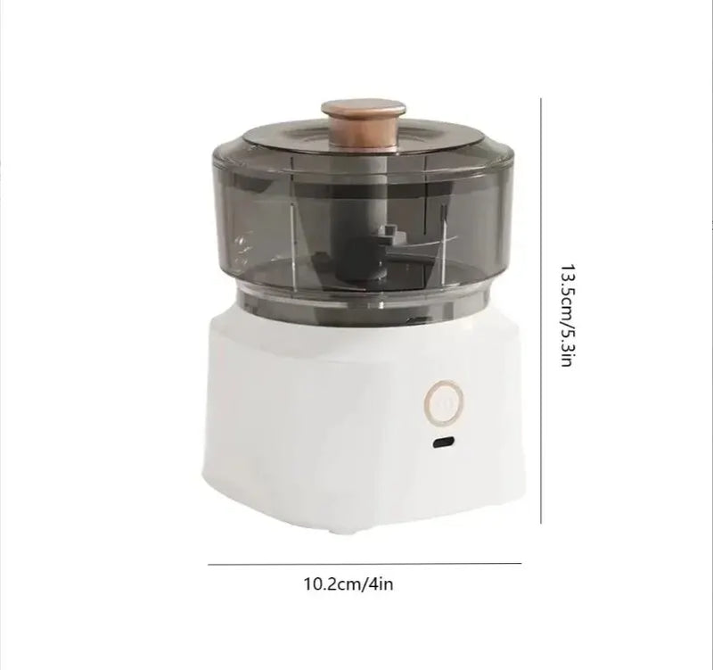 Mini-Küchenmaschine MixiChef 350 | Kabellos mit USB-Ladung | 350 ml | Zerkleinern, Mixen & Pürieren
