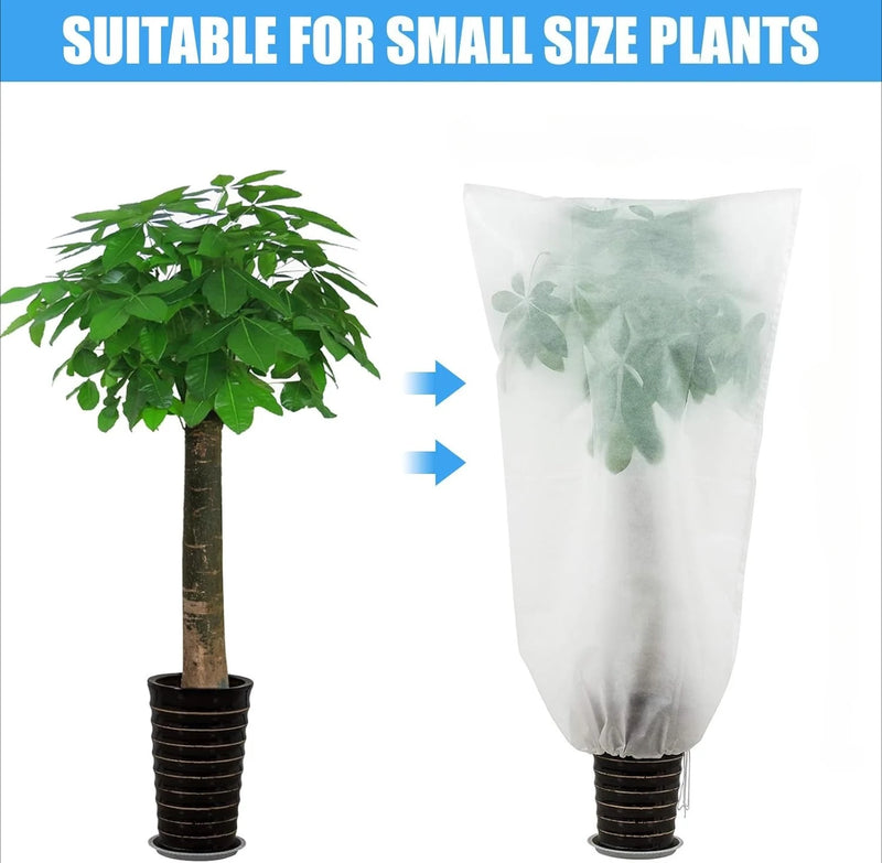 FrostGuard Garden | Winter Pflanzenschutzhaube mit Reißverschluss | Frost-, Vogel- & Insektenschutz | Wiederverwendbar & Atmungsaktiv