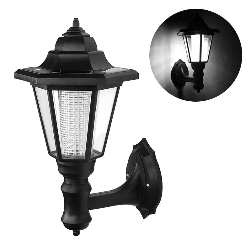 Solara Solar Gartenlampe | Sechseck-Design | Warm- & Kaltweiß | 8h Leuchtdauer | Wetterfest