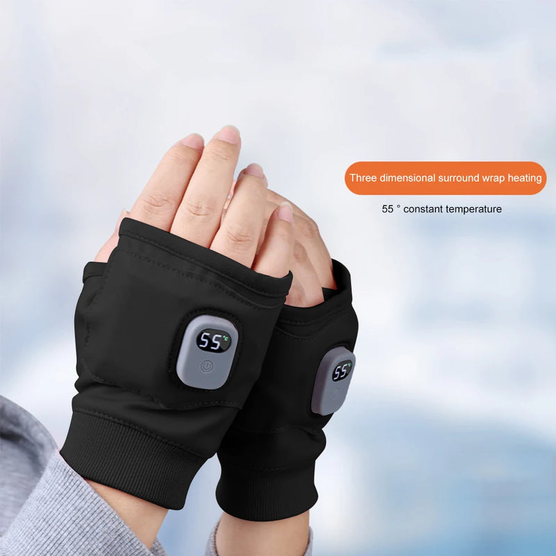 ThermoGrip Beheizbare Handschuhe | 360° Rundum-Wärme | Wiederaufladbar & Winddicht | Touchscreen-Funktion