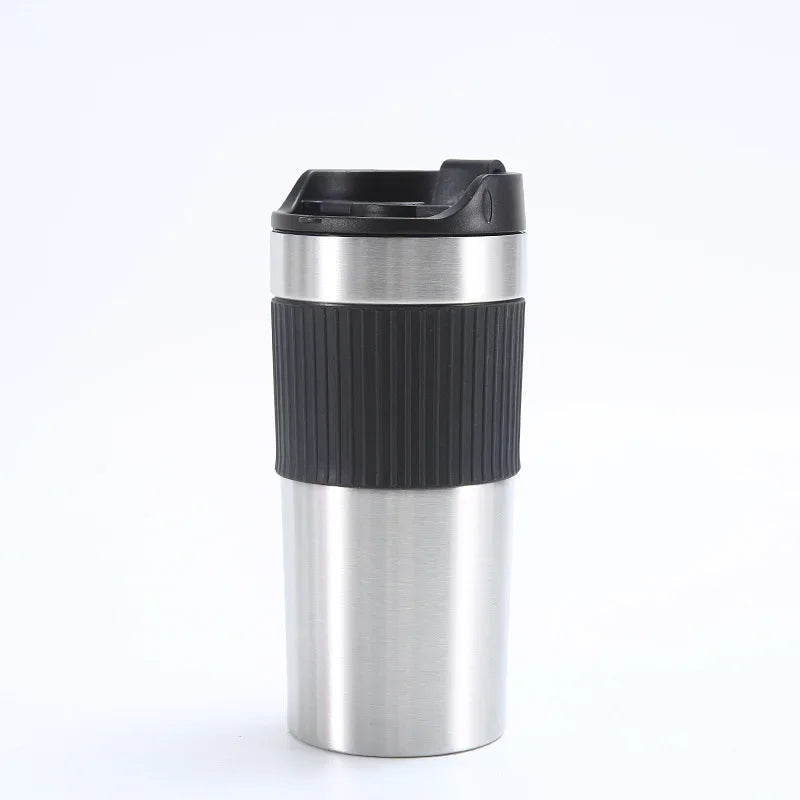 BrewMate Go | Isolierte French Press To-Go | 420 ml | Edelstahl | Doppelwandig & Auslaufsicher