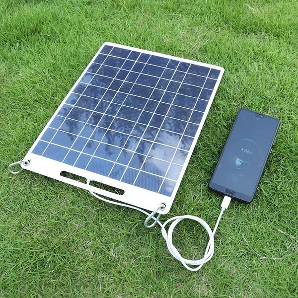 Tragbares Solarpanel SOLVION Charge 100W | 5V | Dual USB | Wasserdicht | Outdoor & Camping