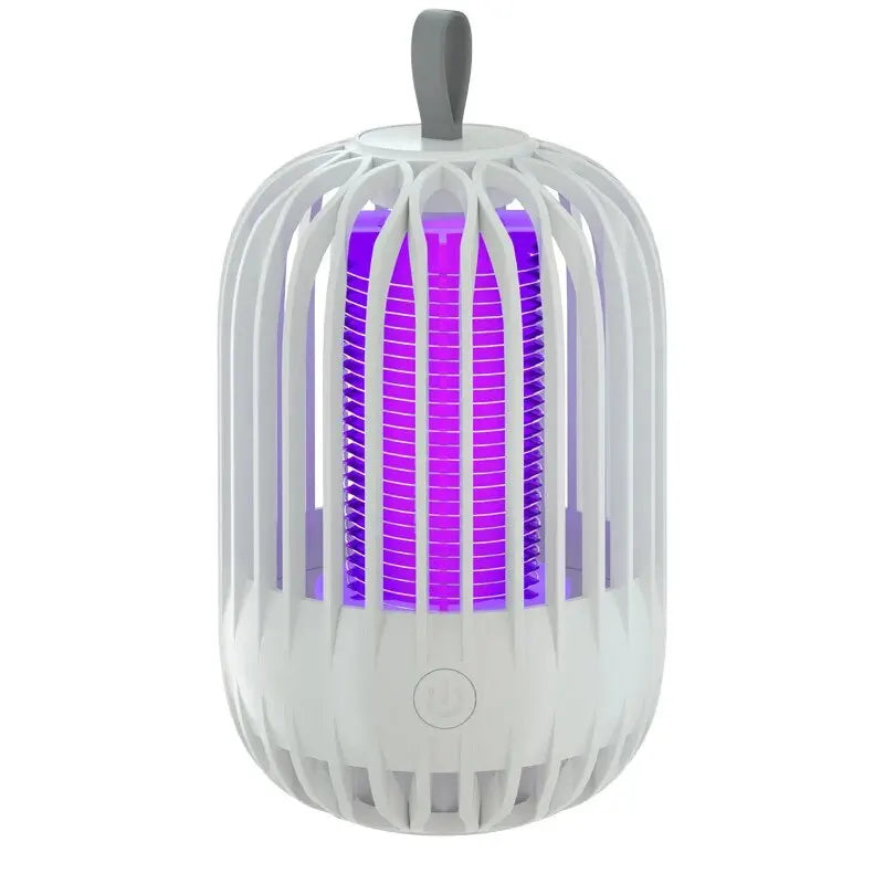 Elektrische Mückenlampe LumiCage | USB-Akku | LED-Nachtlicht & Insektenfalle | Für Innen & Camping | 13,5 x 8,5 cm