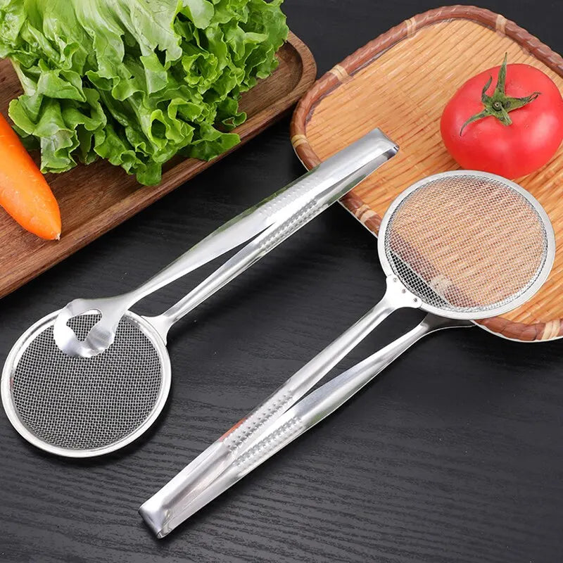 CulinaScoop Edelstahl-Filterlöffel | 28×10 cm | Vielseitig & Langlebig