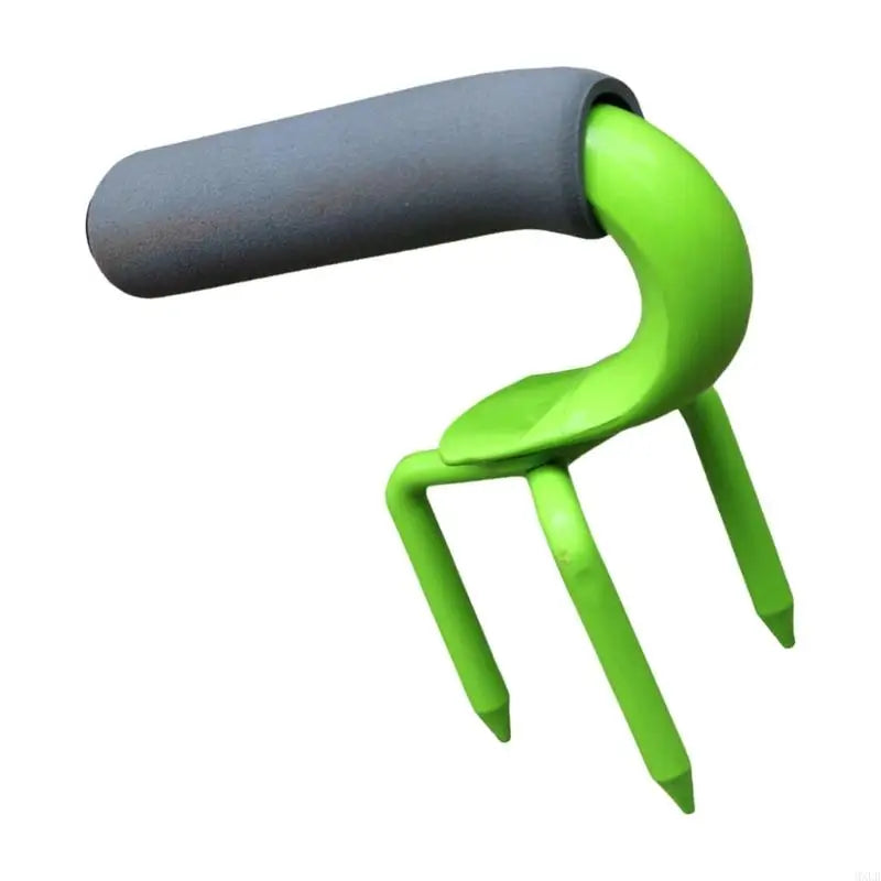 Terravix Unkrautentferner aus Carbonstahl | Rostfrei & ergonomisch | Hand-Tool zur Bodenbelüftung & Gartenpflege | 17×13×8 cm