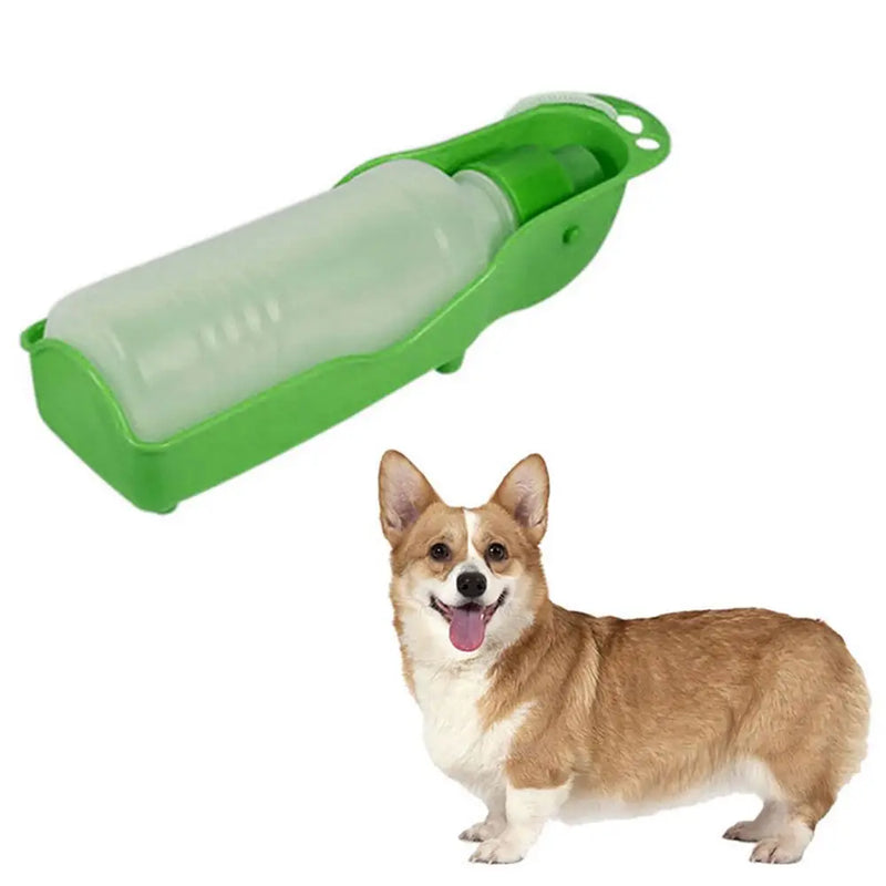 AquaPaw | Tragbare Hunde-Trinkflasche | Auslaufsicher & BPA-frei | 250ml/500ml | Für Unterwegs
