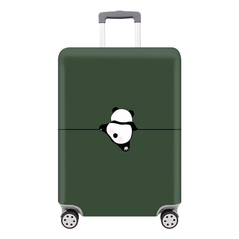 Kofferhülle TravelPaw FlexCover | Elastischer Gepäckschutz mit Tiermotiven | Für 18–32 Zoll Koffer | Reißfest & Waschbar