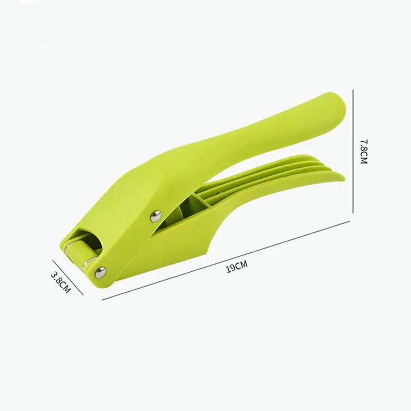 Knoblauchpresse DuoCrush | 2-in-1 Funktion | Edelstahl & rutschfester Griff | 19×3,8×7,8 cm