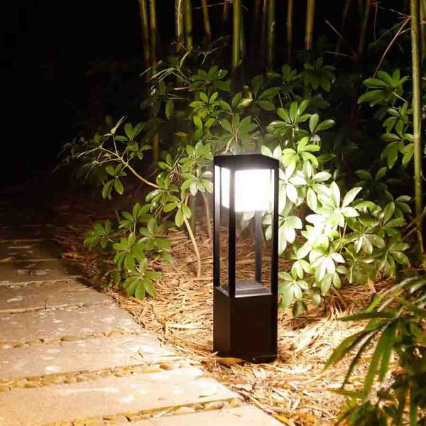 Solarleuchte LUXANO Cube | 60 cm Höhe | Warmweißes LED-Licht | IP54 Wetterfest | Nachhaltige Außenbeleuchtung