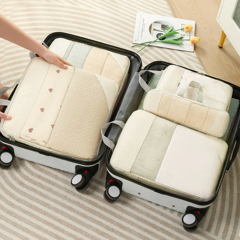PackNest Kompressions-Organizer Set | 5-teilig | Platzsparend & Wasserabweisend | Ideal für Reisen & Alltag
