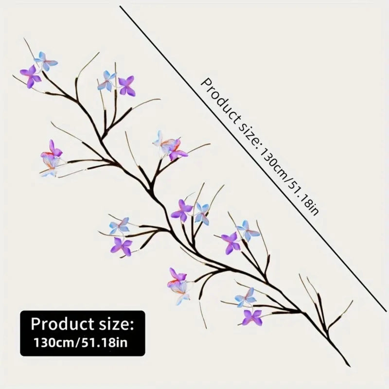 Lichterranke FairyWillow | 30 LED Zauberweide mit Schmetterlingen | USB & 8 Modi | Wasserdicht für Innen & Außen
