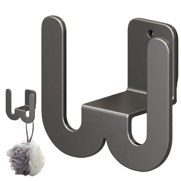 Wand-Schuhhalter Minimura FlexHook | Slipper-Organizer aus Carbonstahl | Platzsparende Aufbewahrung für Flur, Bad & Schlafzimmer | 8,5 × 8,6 × 4,5 cm